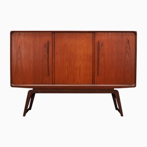 Danish Teak Highboard, 1960s