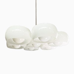 Italian Mid-Century Modern Eptaclinio Chandelier attributed to Vico Magistretti for Artemide, 1970s