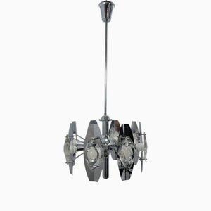 Vintage Chandelier in the style of Oscar Torlasco, 1970s
