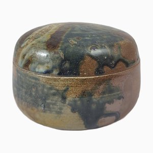 Emaillierte Sandstein Box von Francisco Pereira, 1970er