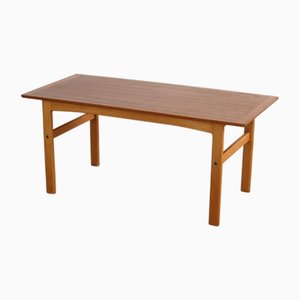 Mesa de centro sueca vintage de teca, años 60