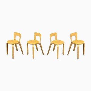 Vintage Chairs Model 65 by Alvar Aalto for Artek, Set of 4