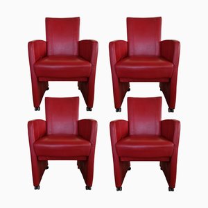 Vintage Red Leather Armchair