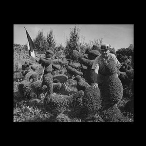 Robert Doisneau, The Flock of Geese, Flag, 1920s-1940s, Silver Gelatin Print