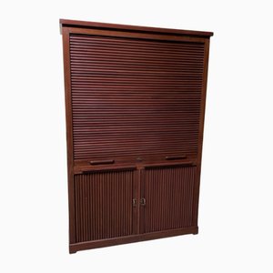 Art Nouveau Roller Shutter Archive Cabinet, 1910