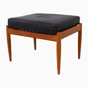Danish Teak Paper Knife Ottoman by Kai Kristiansen for Magnus Olesen, 1960s