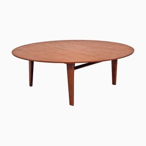 Runder Couchtisch aus Teak von E. Palutari für Dassi, 1950er