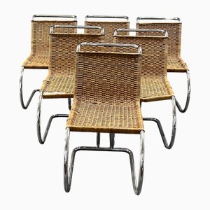 Vintage MR10 Stühle von Mies Van Der Rohe für Knoll, 6er Set