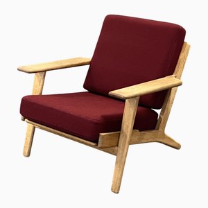 Fauteuil GE 290 Easy Chair Vintage par Hans J. Wegner pour Getama