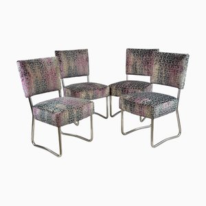 Bauhaus Chrome Chairs, 1930s, Set of 4