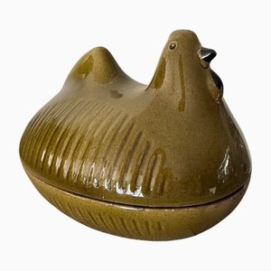 Vintage Chicken-Shaped Terrine, 1950s