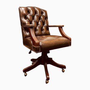 Chesterfield President Chair in Braun