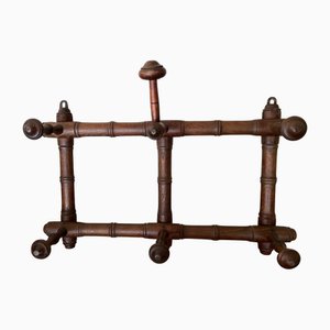 Portemanteau en Faux Bambou, 1890s