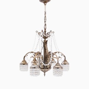 Crystal Chandelier, France, 1940s