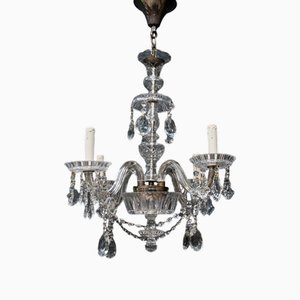 Mid 20th Century Murano Kristall Kronleuchter, Italien, 1950er