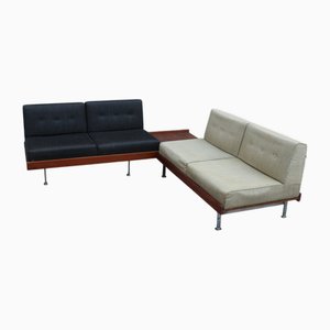 Modulares Sofa mit Couchtisch von Saporiti Italia, 1950, 2er Set