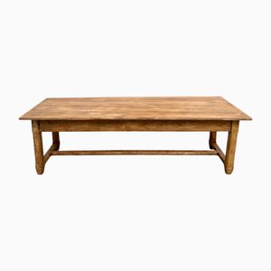 Large Farmhouse Table in Beech, 1950s