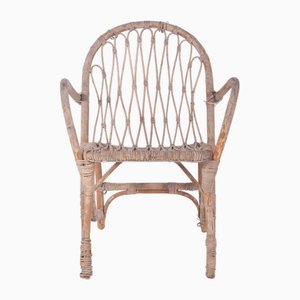 Vitage Wicker Armchair by Unknown for Unknown, 1950