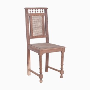Sedia da pranzo con schienale in canna, 1890