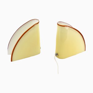 Lampe de Bureau Vintage en Verre Murano, Set de 2
