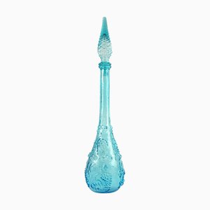 Italian Glass Empoli Decanter, 1960s