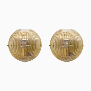 Moderne Wandleuchten aus Muranoglas von Vistosi, 2000, 2er Set