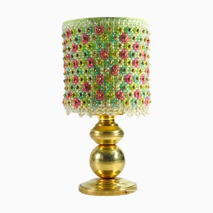 Vintage Beads Table Lamp, 1970s