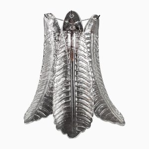 Art Deco Stil Palmetta Wandlampe aus Muranoglas, Italien, 1985