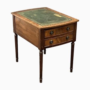 Antique Leather Bedside Table