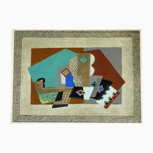 Gino Severini, Stillleben, Lithographie, 1958, Gerahmt