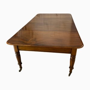 Antique Regency Figured Mahogany 10 Seater Extending Dining Table, 1835