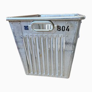 Cestino vintage in alluminio di Zarges, anni '50-'60