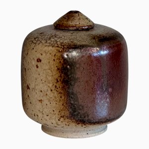 Studio Ceramic Art Oil Lamp by Kaij Henning Jensen for KH Keramik Stensved, Denmark, 1960s
