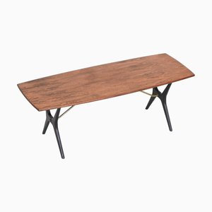 Sculptural Coffee Table in Rosewood by Karl-Erik Ekselius for J.O.C, Sweden, 1960s