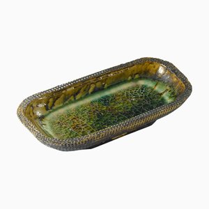 Brutalist Ceramic Dish from Agu Reuver Holland, 1960s