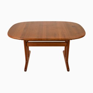 Dänischer Mid-Century Esstisch aus Teak von Glostrup, 1970er