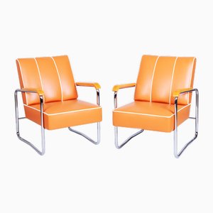 Bauhaus Armchairs by K. Honzík for Vanický Praha, Czech, 1930s, Set of 2