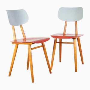 Esszimmerstühle von Ton, 1960er, 2er Set