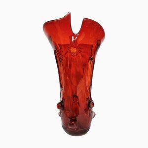 Vintage Italian Glass Vase, 1960s