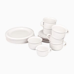 Porcelain Coffee Service from Boda Nova, 1970s-1980s, Set of 17