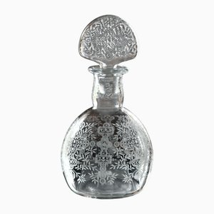 Decanter with Bursar Belly in Fine Engraved Crystal Marillon Model from Baccarat, 1970s