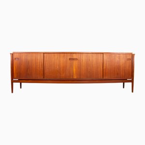 Credenza grande in teak di Finn Juhl per Samcon, Danimarca, anni '60
