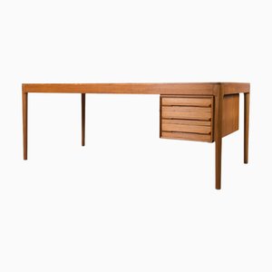 Mid-Century Modern Teak Desk by Torbjørn Afdal for Bruksbo, 1960s