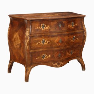 Kommode im Barockstil aus Nussholz