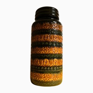Grün & Gelbe Modell 289-47 Bodenvase von Scheurich