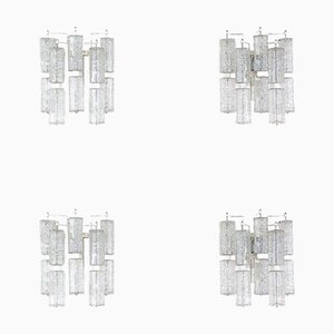 Wandleuchten aus Muranoglas von Paolo Venini, Italien, 1960, 4 . Set