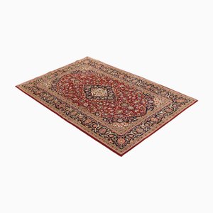 Keshan Rug with Flowering Medallion