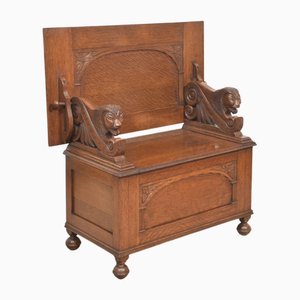 Oak Monks Bench, 1920s