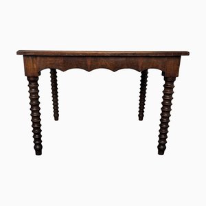 Table de Salle à Manger Antique en Noyer, Italie, 1890s