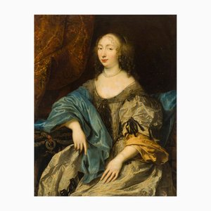 Atelier de Jean Nocret, Portrait de Femme, XVIIe Siècle, Tableau